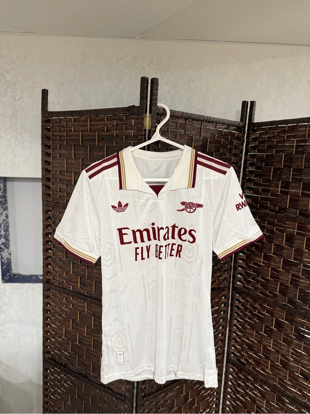 Arsenal Soccer Jersey Away White 25-26